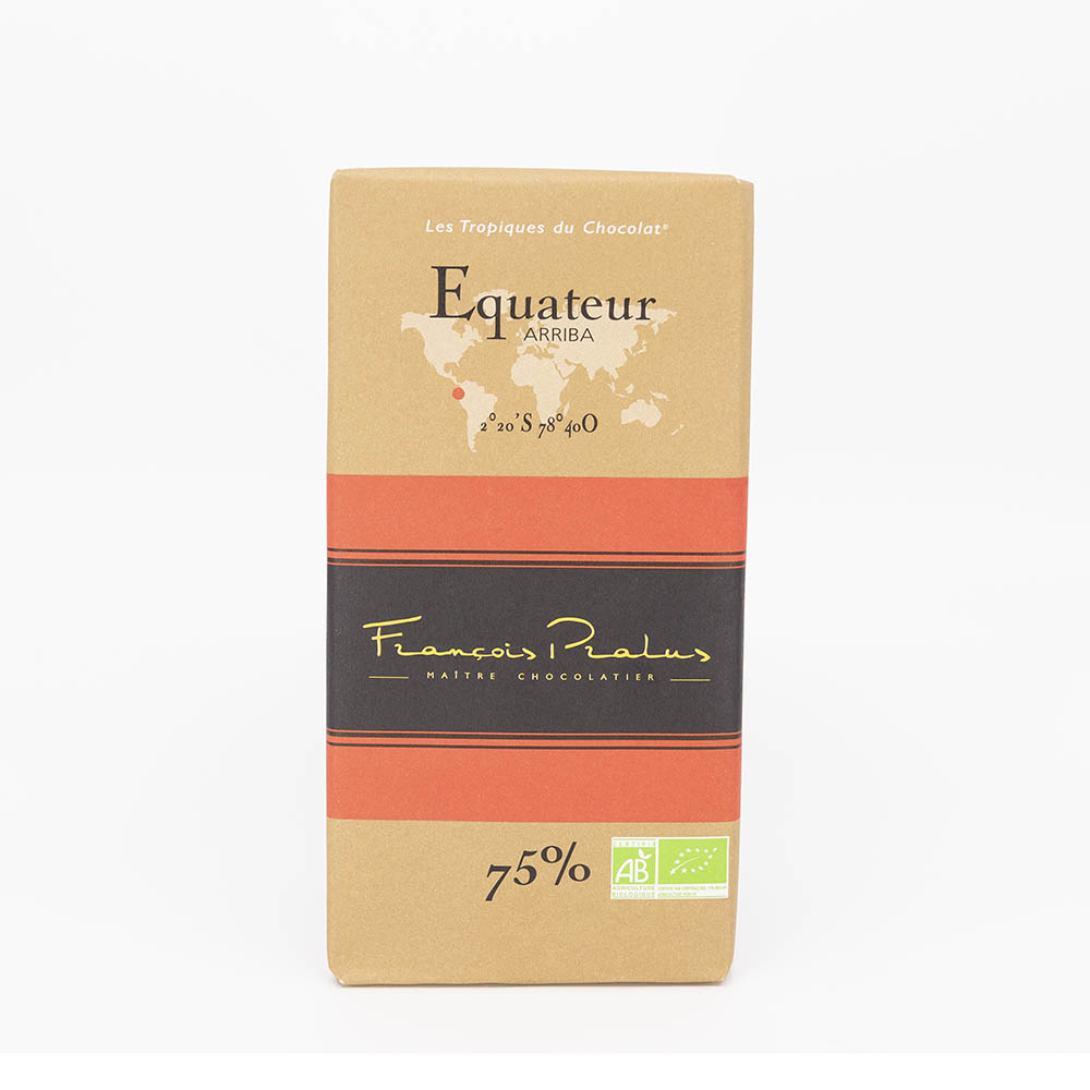 Pralus Equateur тёмный шоколад 75%