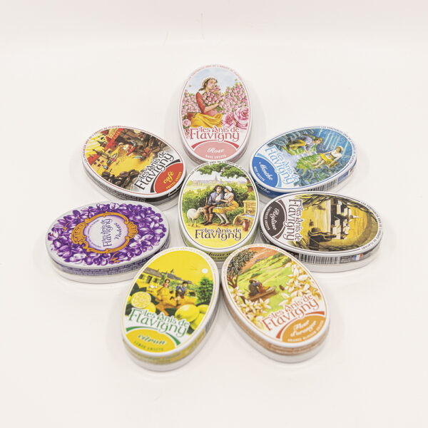 Les Anis De Flavigny Liquorice Candies – 50g Tin, Classic Anise Flavor, French Confectionery