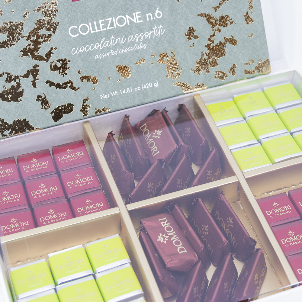 Domori kommiassortii kinkekarbis, 420g - Image 4