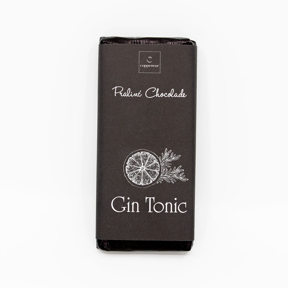 Coppeneur Gin Tonic, piimašokolaad pralineetäidisega, 75g