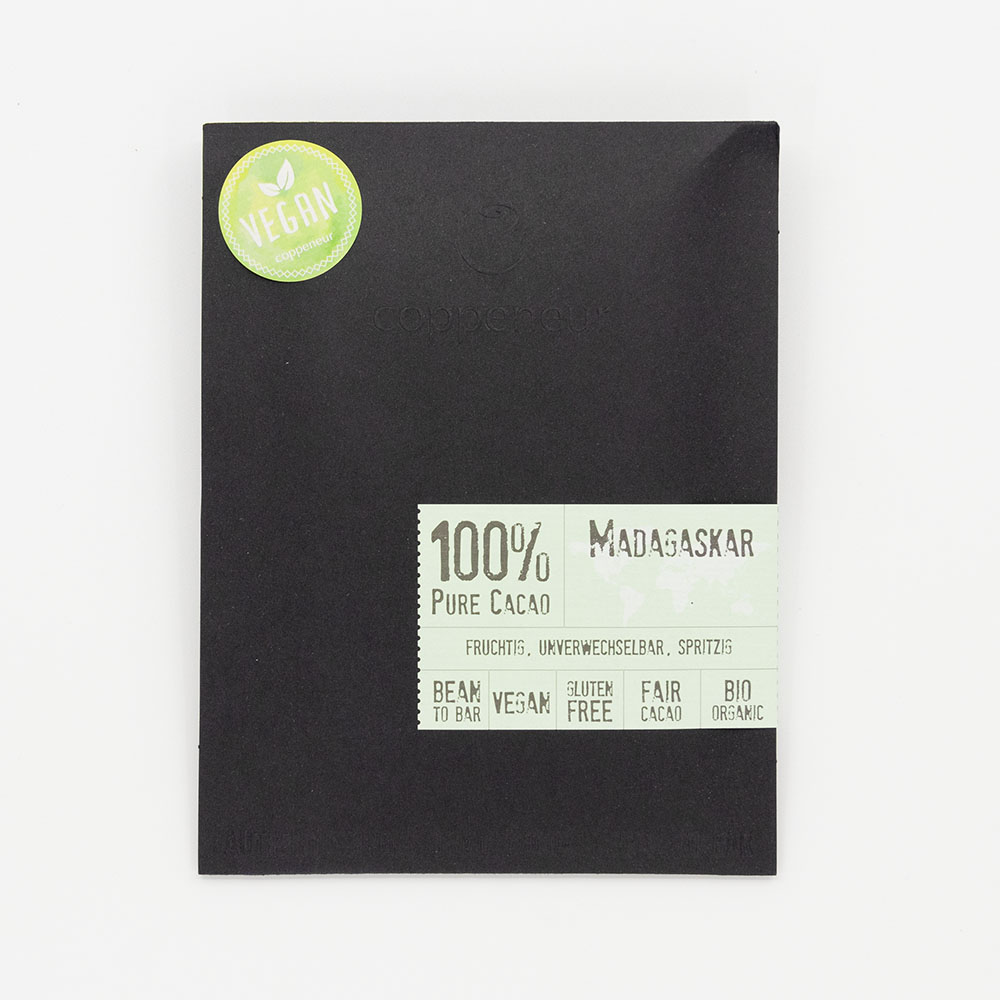 Coppeneur dark chocolate Madagascar 100%, 50g