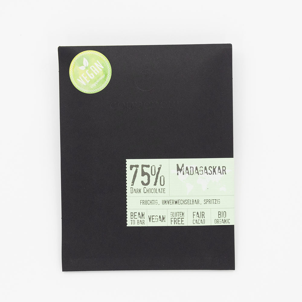 Coppeneur Dark Chocolate Madagascar 75%, 50g