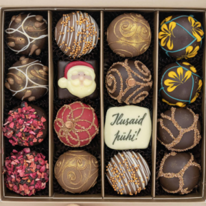 Christmas Chocolate box 16 truffles, Choice 2